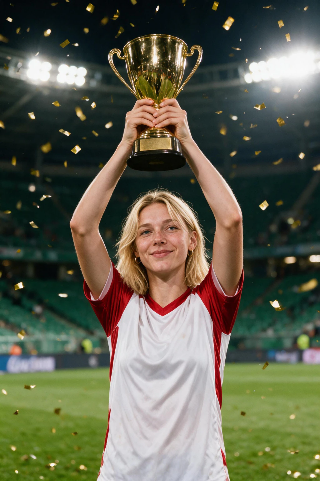 World Cup AI photo pack example 1, generated from one selfie