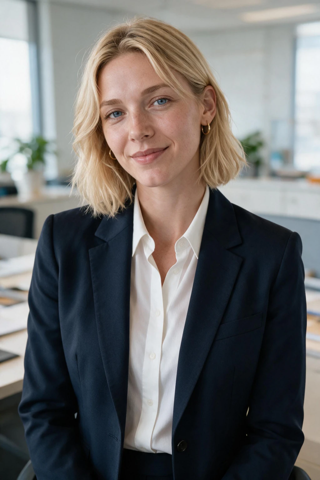 AI LinkedIn headshot: a corporate executive headshot, generated from one selfie
