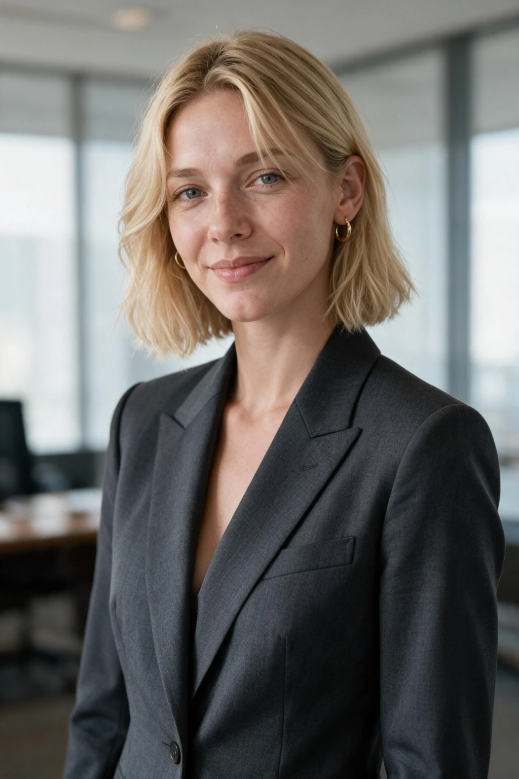 AI LinkedIn headshot: a senior leadership portrait, generated from one selfie