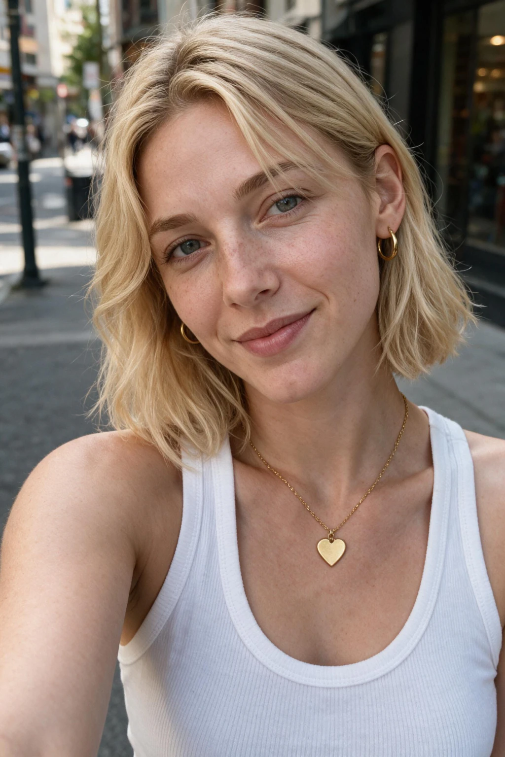 Modeling digitals example: full body, natural light, plain wall
