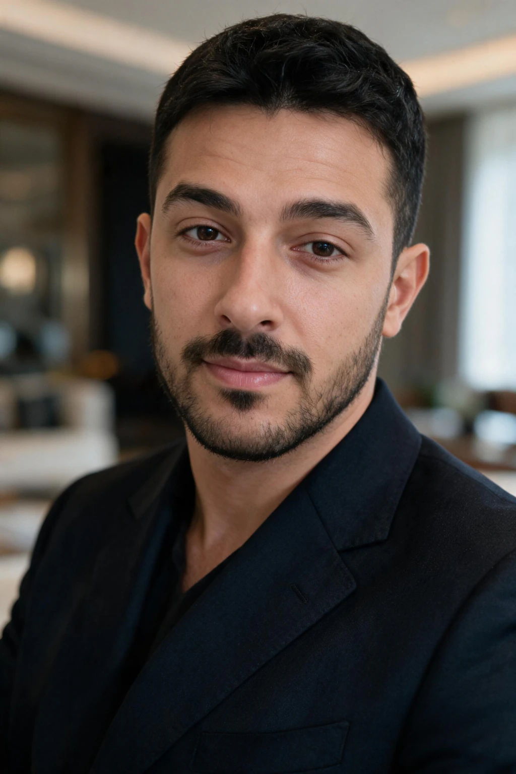 AI realtor headshot: a luxury listing agent portrait, generated from one selfie