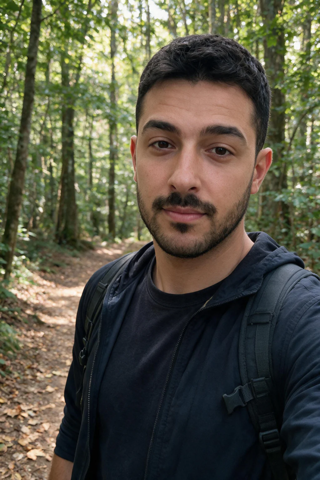 Travel Adventure AI photo pack example 5, generated from one selfie