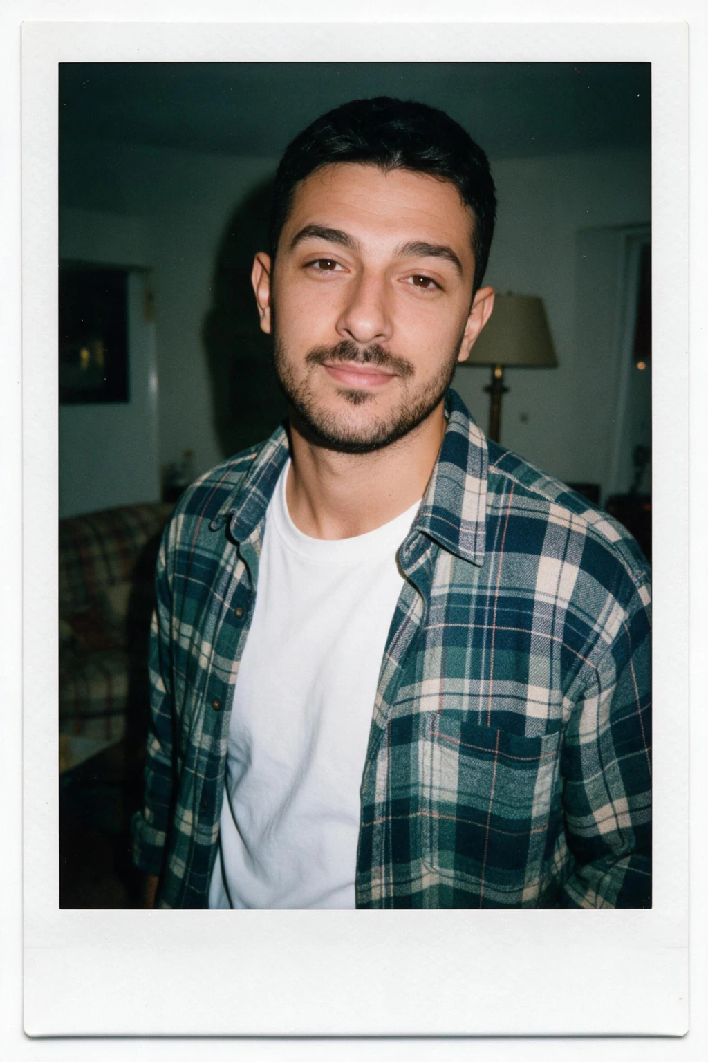 AI Yearbook Photo Generator: 7 Retro Looks From One Selfie: polaroid snapshot example, generated from one selfie | MakeAiPhotos