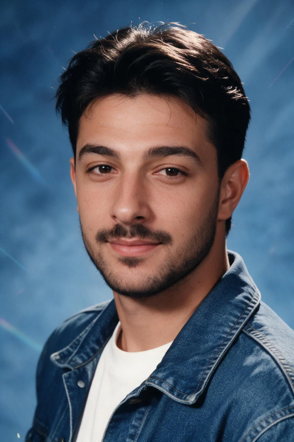 AI Yearbook Photo Generator: 7 Retro Looks From One Selfie: yearbook 90s example, generated from one selfie | MakeAiPhotos