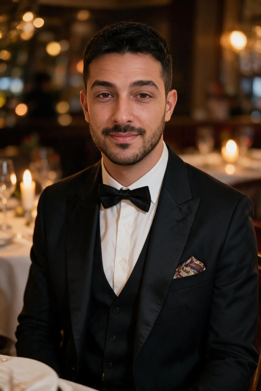AI Dating Photo Generator for Tinder, Hinge, and Bumble: date night closeup example, generated from one selfie | MakeAiPhotos