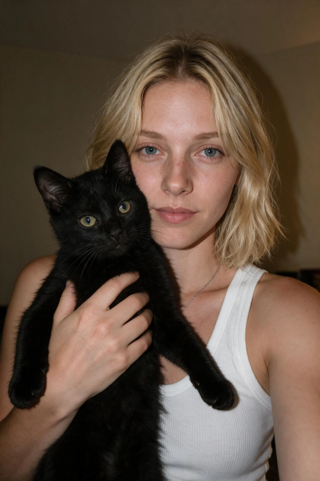 AI Dating Photo Generator for Tinder, Hinge, and Bumble: kitten selfie example, generated from one selfie | MakeAiPhotos