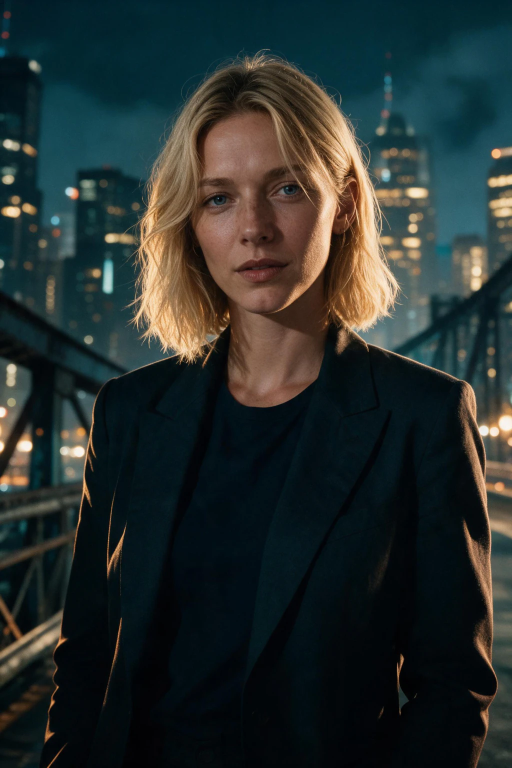 AI Cinematic Portrait Generator: Make a Movie Poster of Yourself: movie poster example, generated from one selfie | MakeAiPhotos