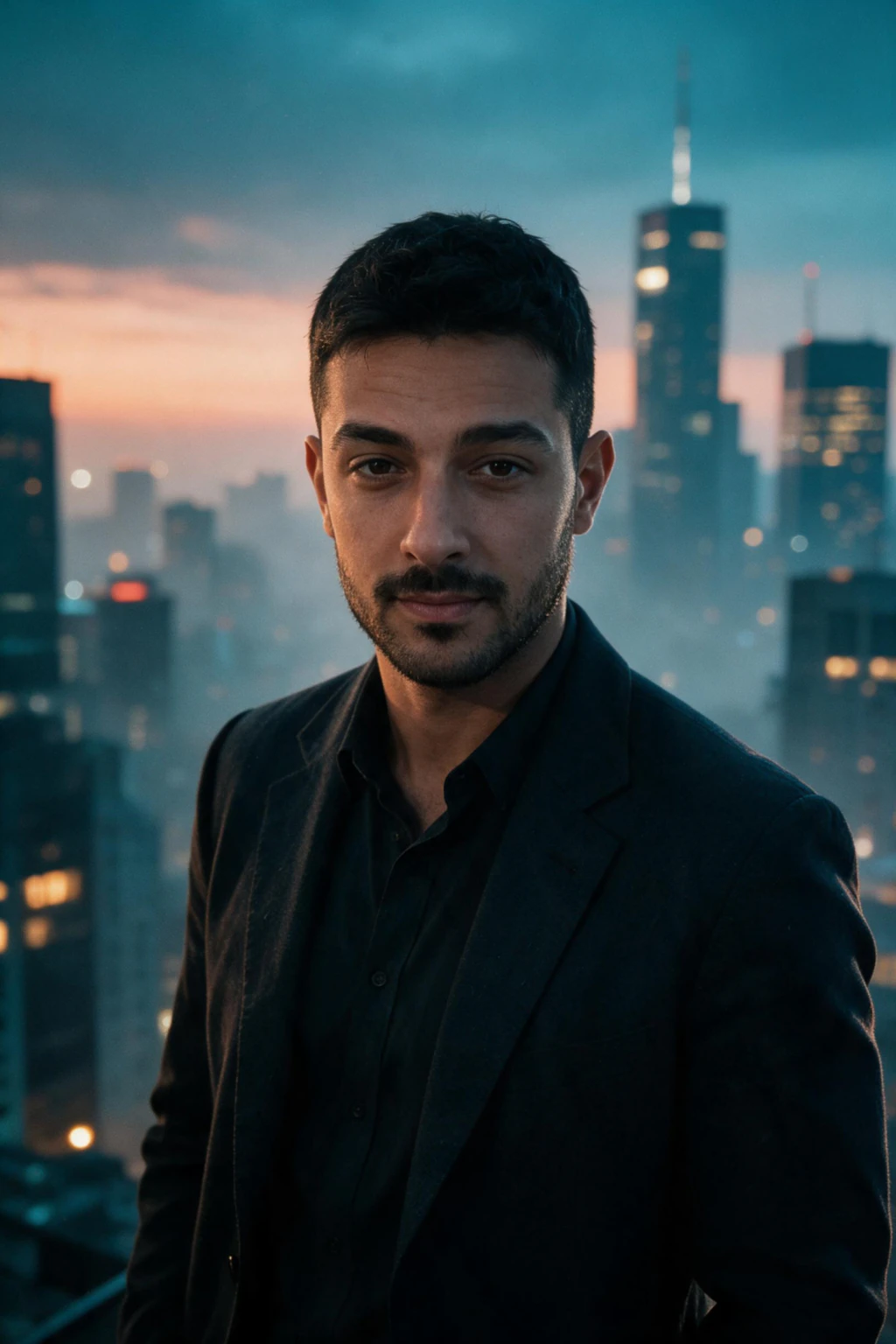 AI Cinematic Portrait Generator: Make a Movie Poster of Yourself: movie poster example, generated from one selfie | MakeAiPhotos