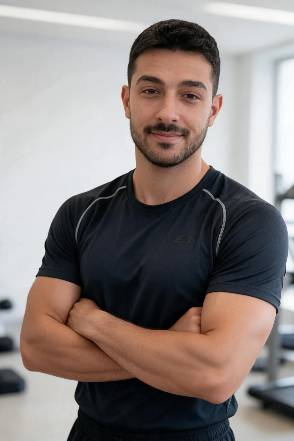 AI Gym and Fitness Photos That Look Like a Real Session: trainer branding example, generated from one selfie | MakeAiPhotos