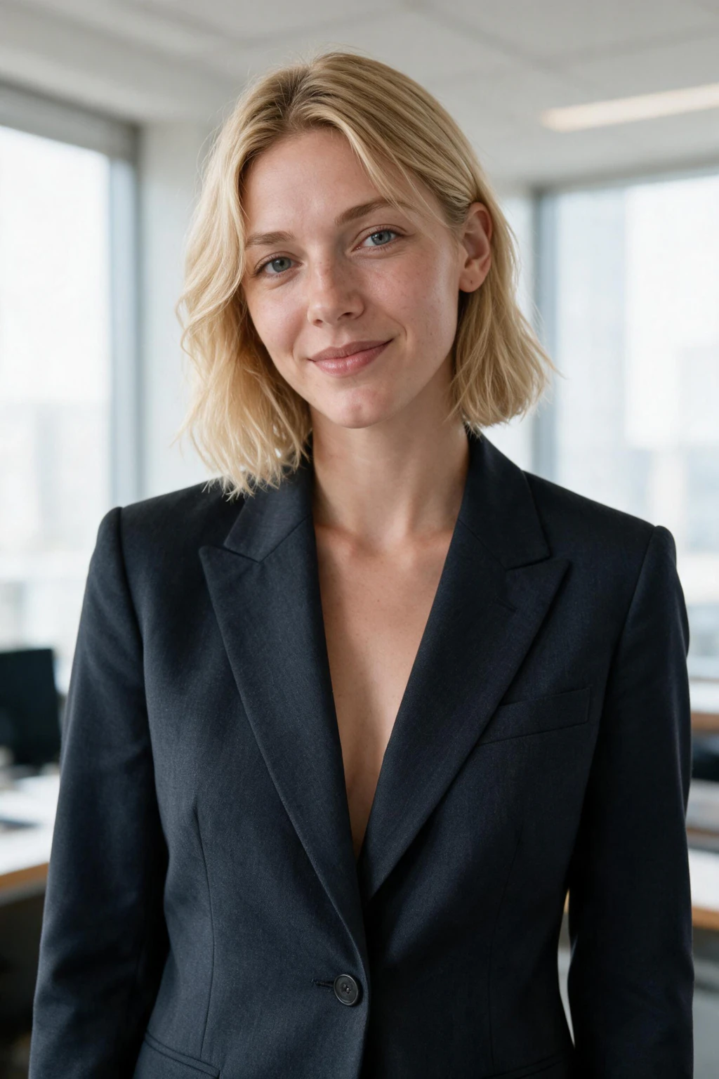AI Lawyer Headshot Generator for Attorneys, Firm Bios, and LinkedIn: modern office law example, generated from one selfie | MakeAiPhotos