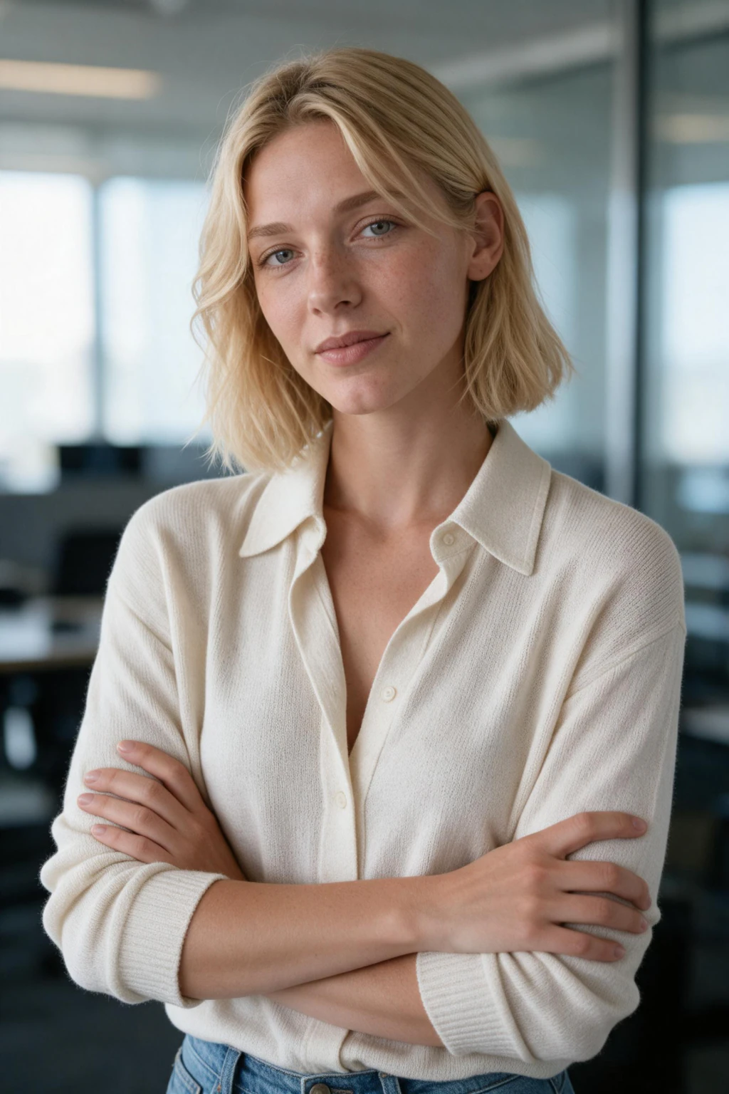 AI Headshots by Profession, From One Selfie: founder example, generated from one selfie | MakeAiPhotos