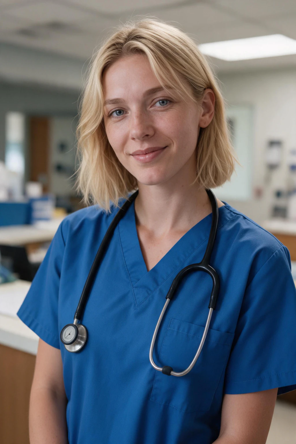 AI Headshots by Profession, From One Selfie: nurse example, generated from one selfie | MakeAiPhotos