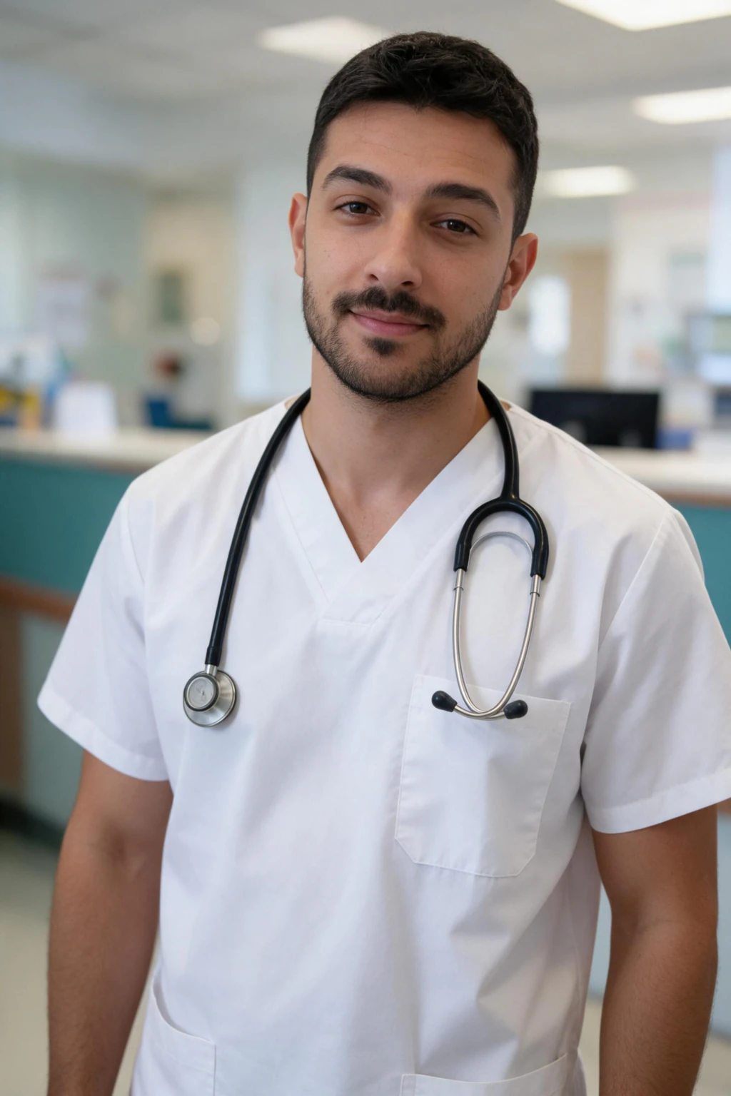 AI Headshots by Profession, From One Selfie: nurse example, generated from one selfie | MakeAiPhotos