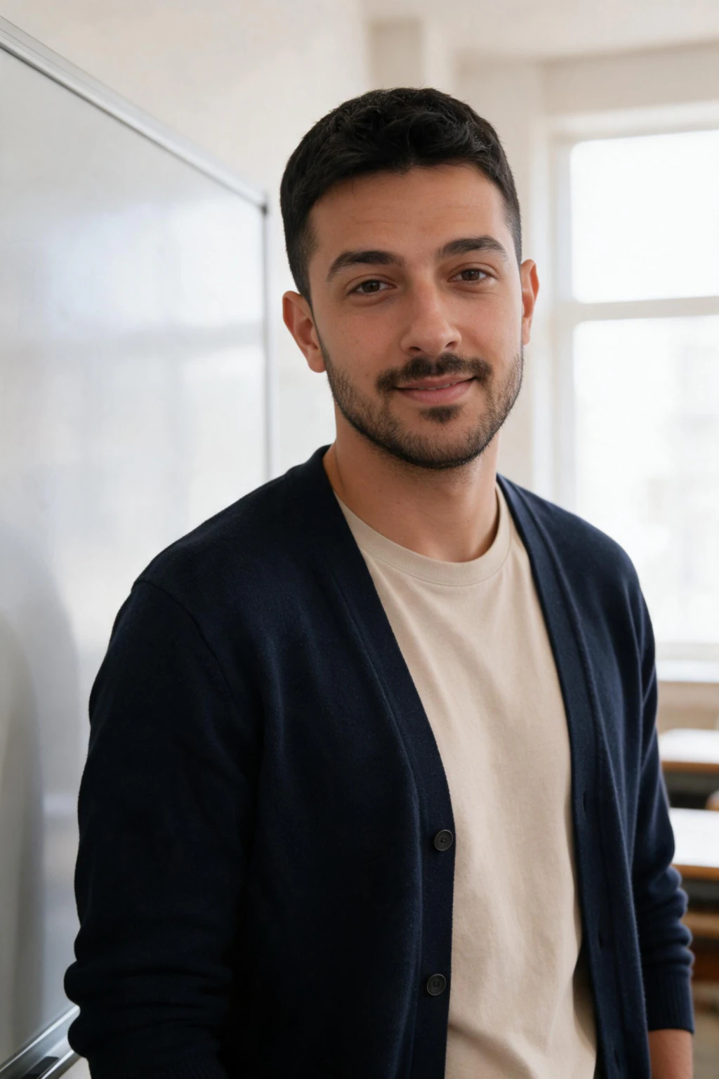 AI Headshots by Profession, From One Selfie: teacher example, generated from one selfie | MakeAiPhotos