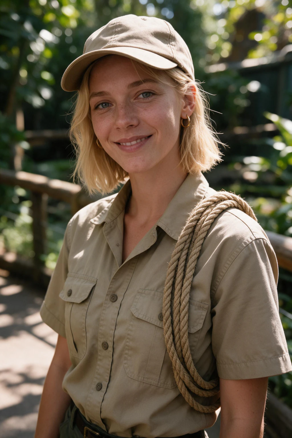 AI Headshots by Profession, From One Selfie: zookeeper example, generated from one selfie | MakeAiPhotos