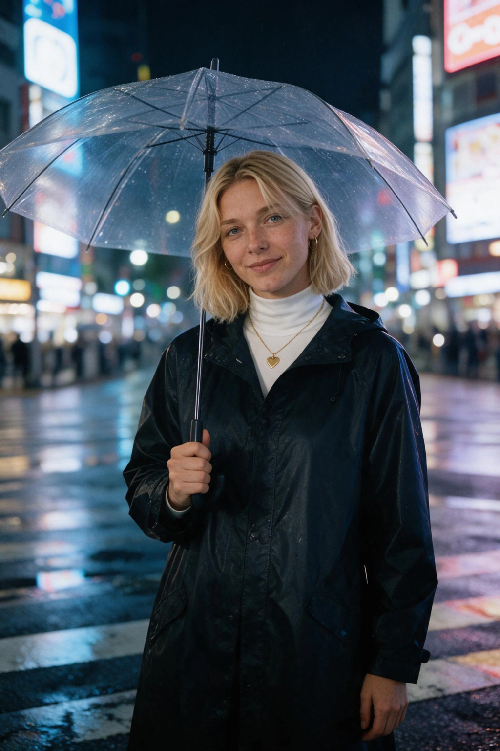 AI Travel Photos of Yourself, No Plane Ticket Needed: tokyo night example, generated from one selfie | MakeAiPhotos