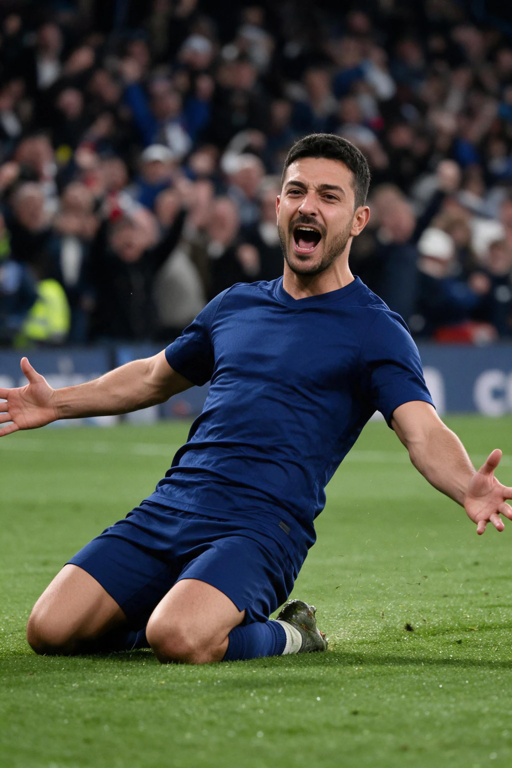 World Cup AI photo pack example 2, generated from one selfie